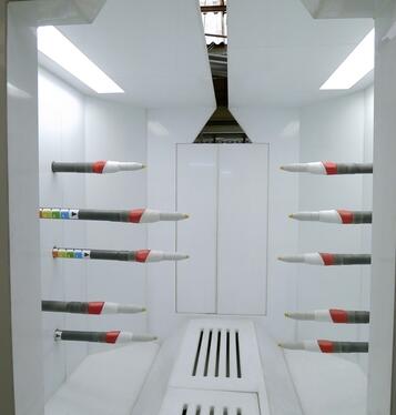 (1) Adjustable Guns positions (1) Adjustable Guns positions