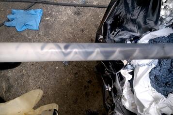 (4) Disposable static mixer (4) Disposable static mixer