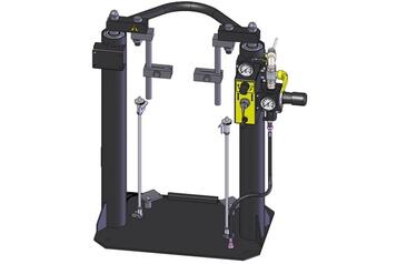 (2) Twin post ram (2) Twin post ram