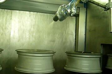 (2)  Liquid coating with spraygun (2)  Liquid coating with spraygun