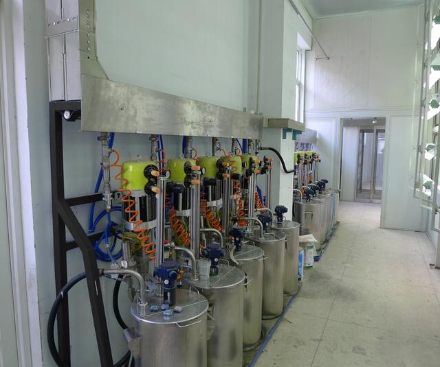 Liquid paint kitchen pumps Sames Liquid paint kitchen pumps Sames