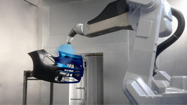Bumper robotic spraying solution Bumper robotic spraying solution