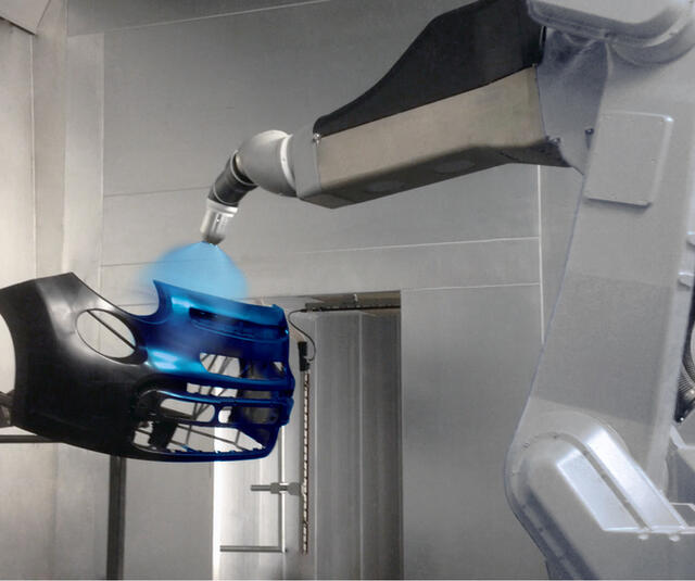 Bumper robotic spraying solution Bumper robotic spraying solution